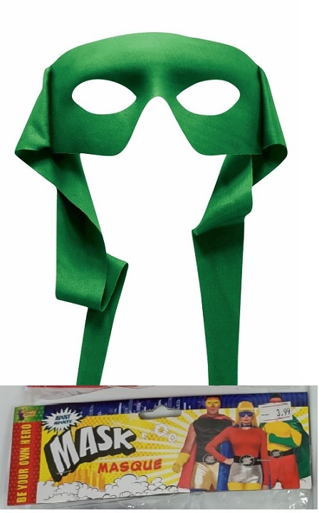 Masque de Héros vert ** à vendre $3.99/ch neuf ** unisexe